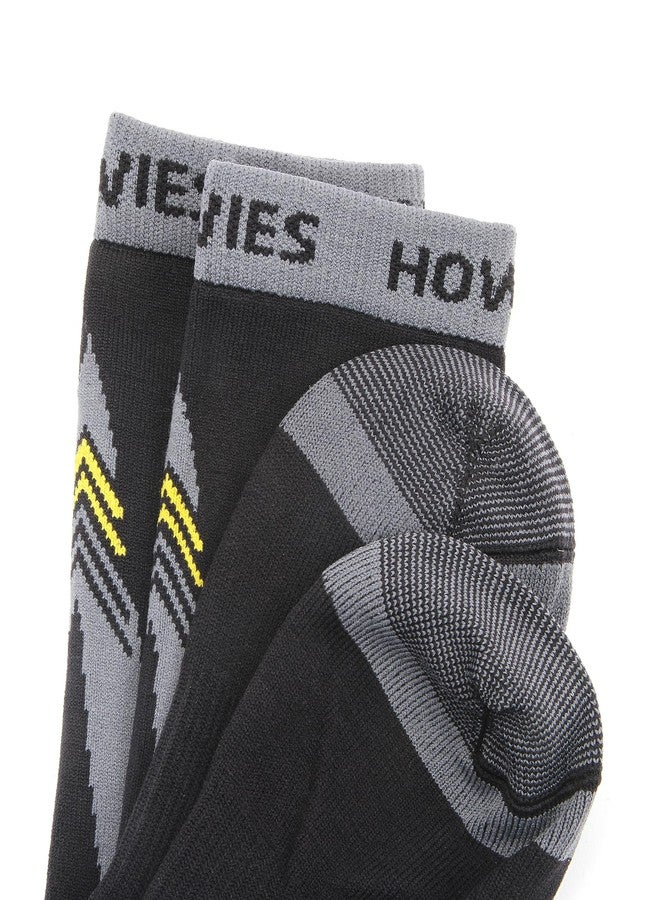 Howies Hockey - Thin Fit Skate Socks - X-Large (Men's 13-15) - Lightweight, Moisture-Wicking Performance Sock - 360° Stretch & Y-Seam Fit - Premium Ice Skating, Skiing, Snowboarding Socks - Image 4